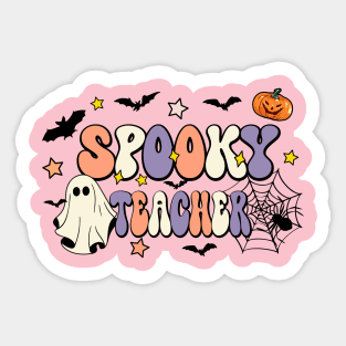 Spooky Teacher Sticker